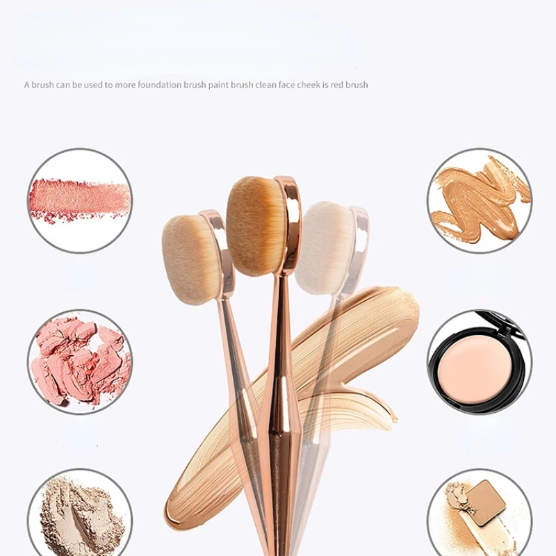 Group Head Brush - 1 Pincel de Maquiagem Oval de