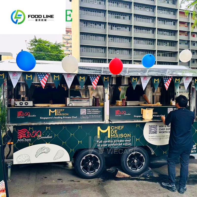 Coffee Shop Equipment - Trailer móvel para catering, restaurante, totalmente