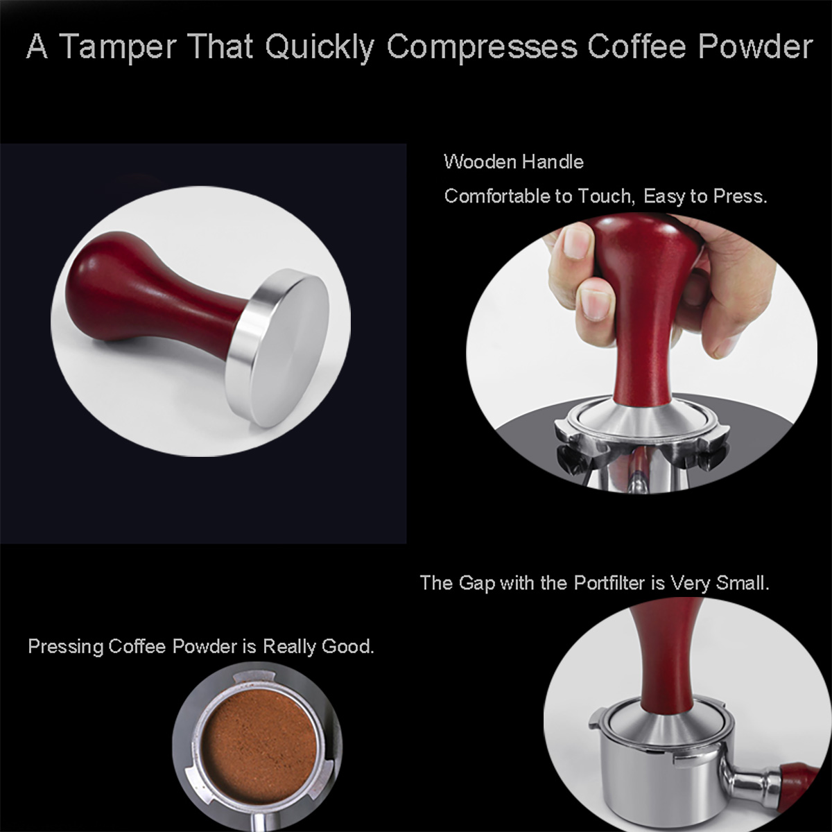 51mm 53mm 58mm Espresso Tamper - Coffee Equipment Distributor avaliação e preço