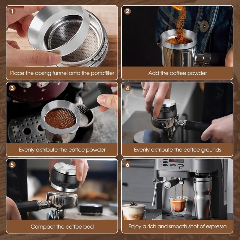 Conjunto de Espresso 51/53/58m - Coffee Equipment Distributor avaliação e preço