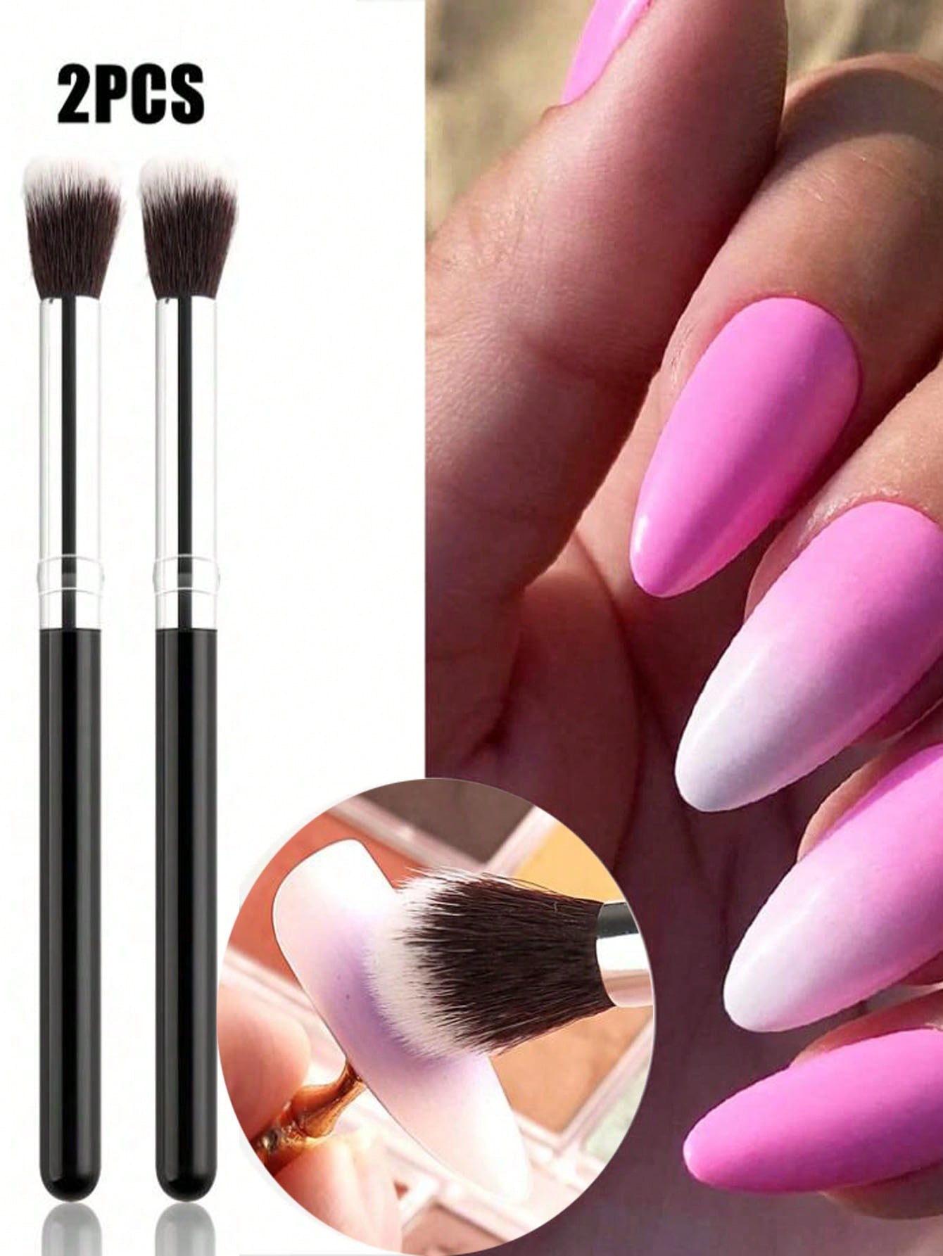 2 pçs ombre conjunto de escova - Group Head Brush avaliação e preço