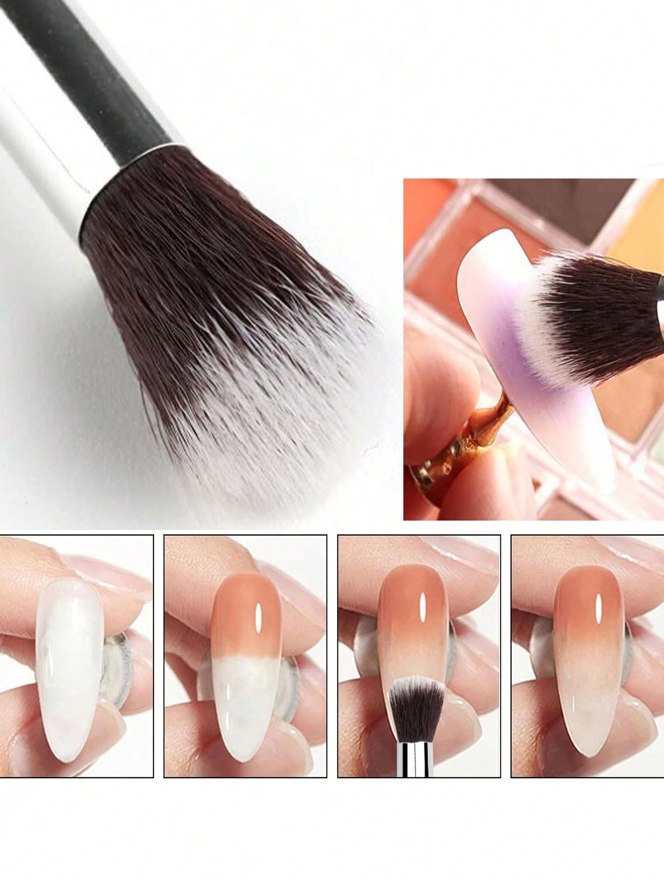 2 pçs ombre conjunto de escova - Group Head Brush avaliação e preço
