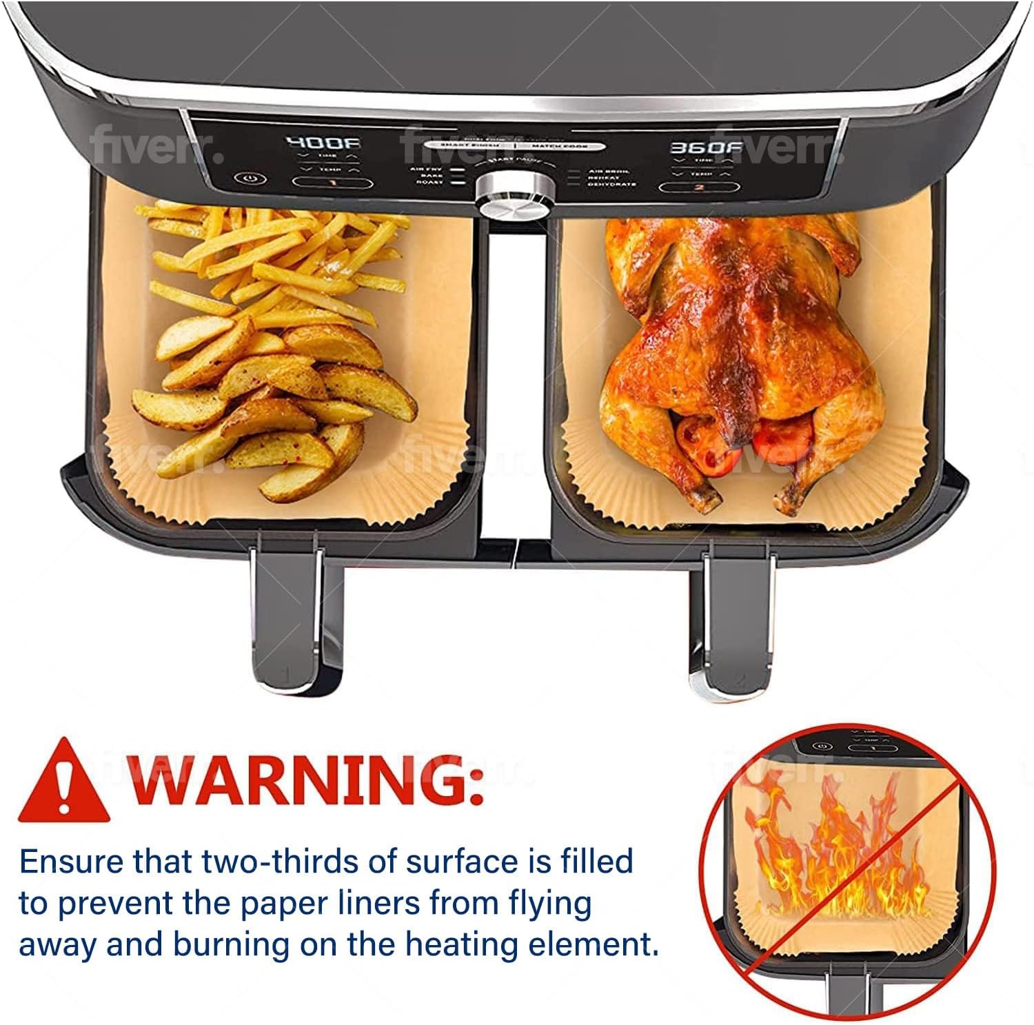Fritadeira de ar cozinhar pape - Ninja Air Fryer Af300 avaliação e preço